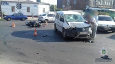 В ДТП на Гольдберговской пострадал мотоциклист (фото)