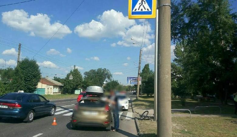 В Харькове в ДТП пострадал еще один велосипедист (фото)