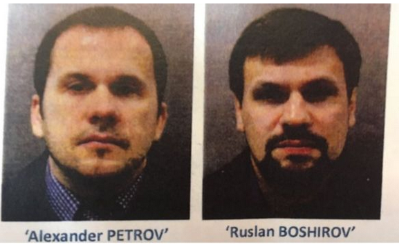 Агенты ГРУ, подозреваемые в отравлении Скрипалей, — гражданские лица — Путин