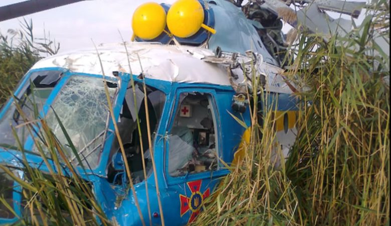 Прокуратура начала расследование инцидента с падением вертолета ГСЧС на Харьковщине