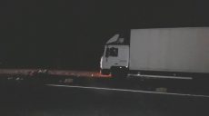 На Харьковщине вечером грузовик сбил насмерть велосипедиста (фото)