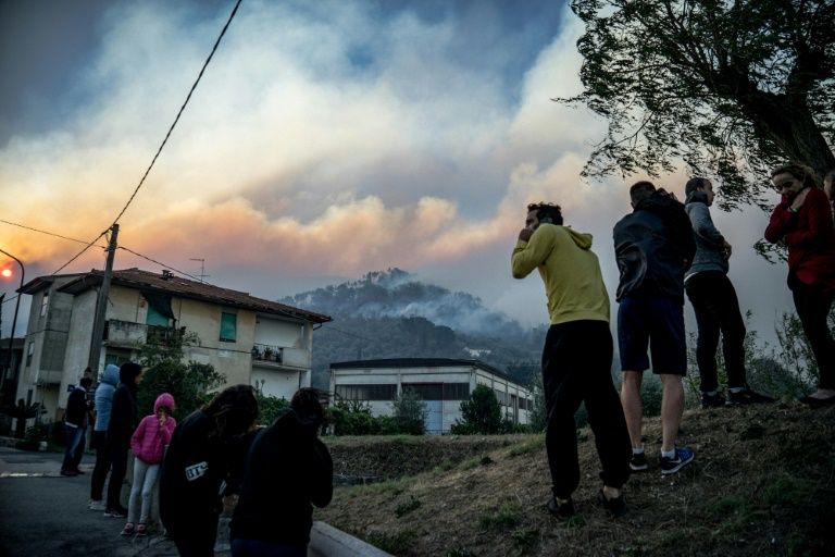 В Италии горят леса: эвакуировали более 500 человек