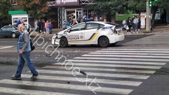 В Харькове ДТП с участием патрульной полиции (фото)