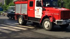 В Харьковской области во время пожара в многоквартирном жилом доме пострадал мужчина