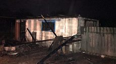 Под Дергачами в полночь начался пожар в частном домовладении
