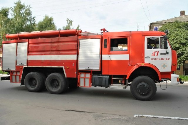 В Волчанске спасли на пожаре человека