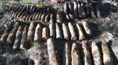 В Харькове напротив дачного кооператива откопали 33 снаряда (видео)