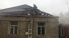 В частном доме под Дергачами пожар уничтожил внутренние помещения