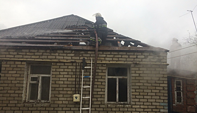 В частном доме под Дергачами пожар уничтожил внутренние помещения