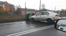 На Академика Павлова перевернулся автопогрузчик (фото)