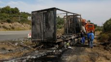 В Греции сгорели 11 человек в результате ДТП (фото)