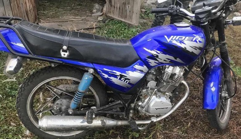 19-летний житель области спрятал мотоцикл односельчанина в свой сарай