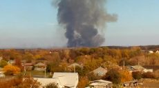 Пожар под Харьковом: горел военный полигон (фото)