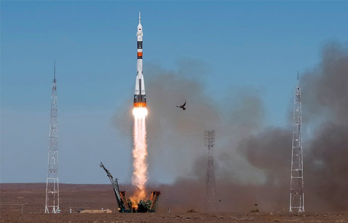 Российская ракета «Союз» сломалась во время старта