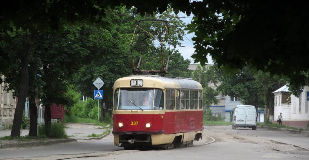 В Харькове несколько трамваев временно изменят маршрут