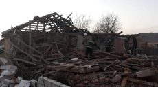 На Харьковщине из-за взрыва газового баллона разрушен частный дом (фото)
