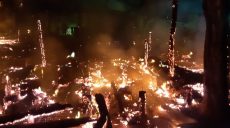 На Харьковщине ликвидировали пожар в частном имении (фото)