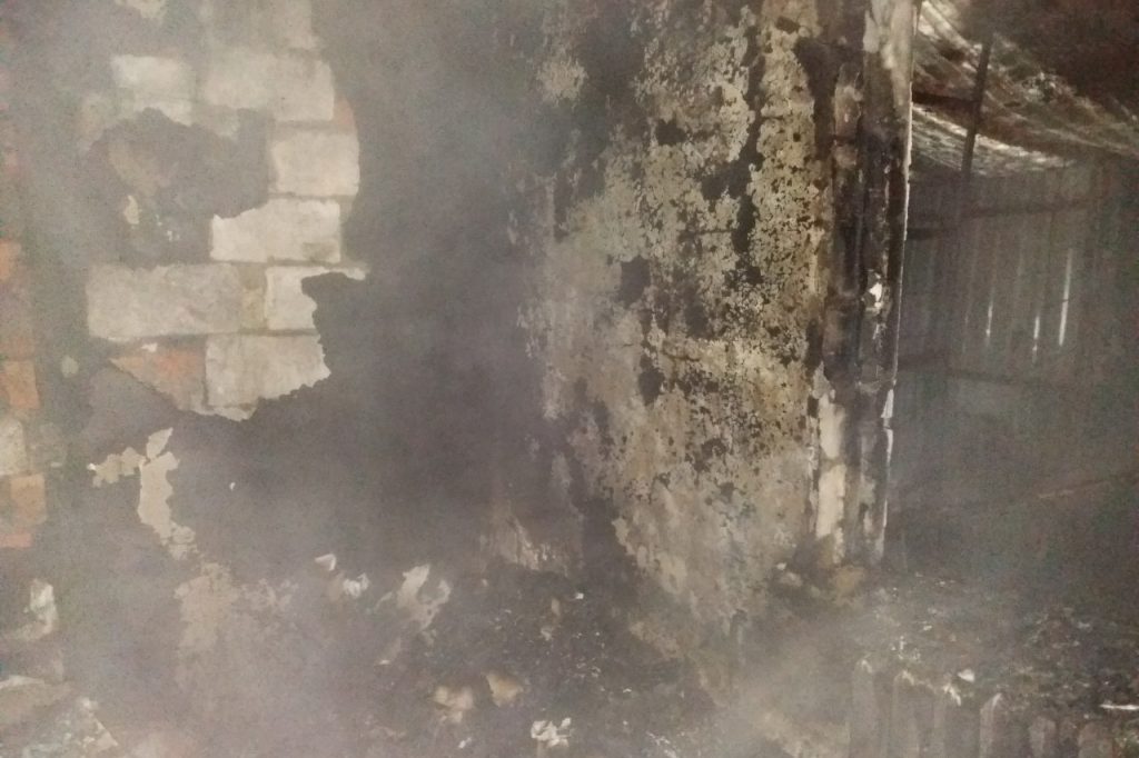 Под Харьковом во время пожара погибла пенсионерка