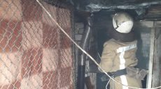 Под Харьковом чуть не сгорело несколько гаражей