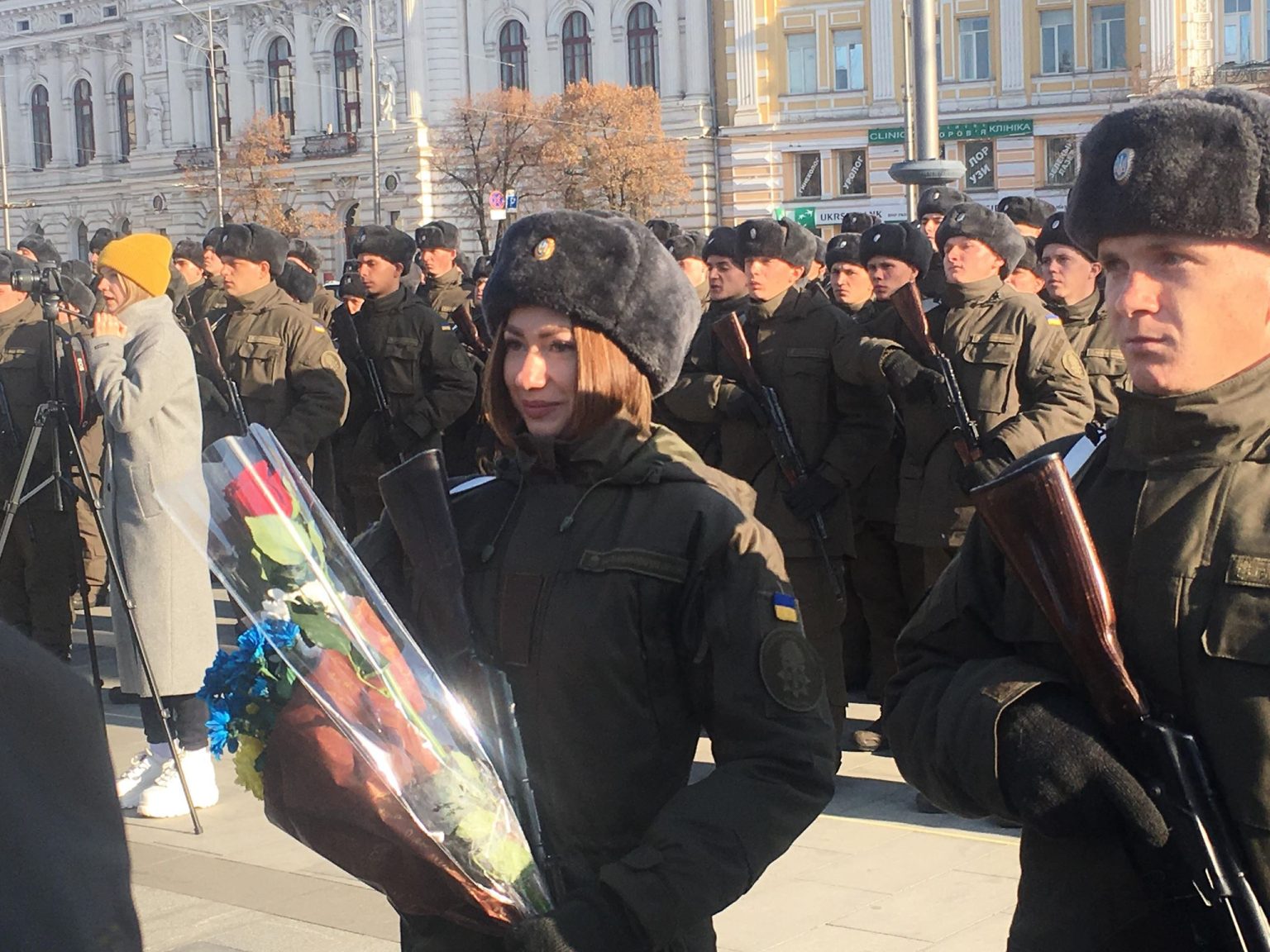 У центрі Харкова новобранці присягнули на вірність народу України (відео)