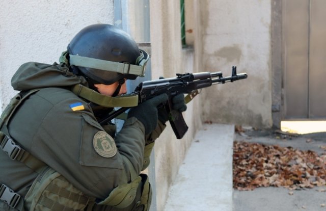 Харьковские нацгвардейцы отработали охрану государственных объектов в особый период
