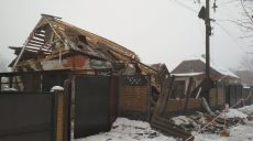 Взрывом газа с дома под Харьковом снесло крышу (фото)