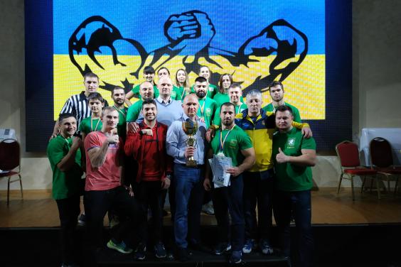 Харьковчане в 18-й раз завоевали Кубок Украины по армспорту