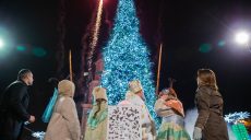 Главная елка Украины засияла огнями (фото)