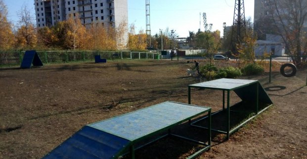В Харькове дополнительно оборудовали пять площадок для выгула собак