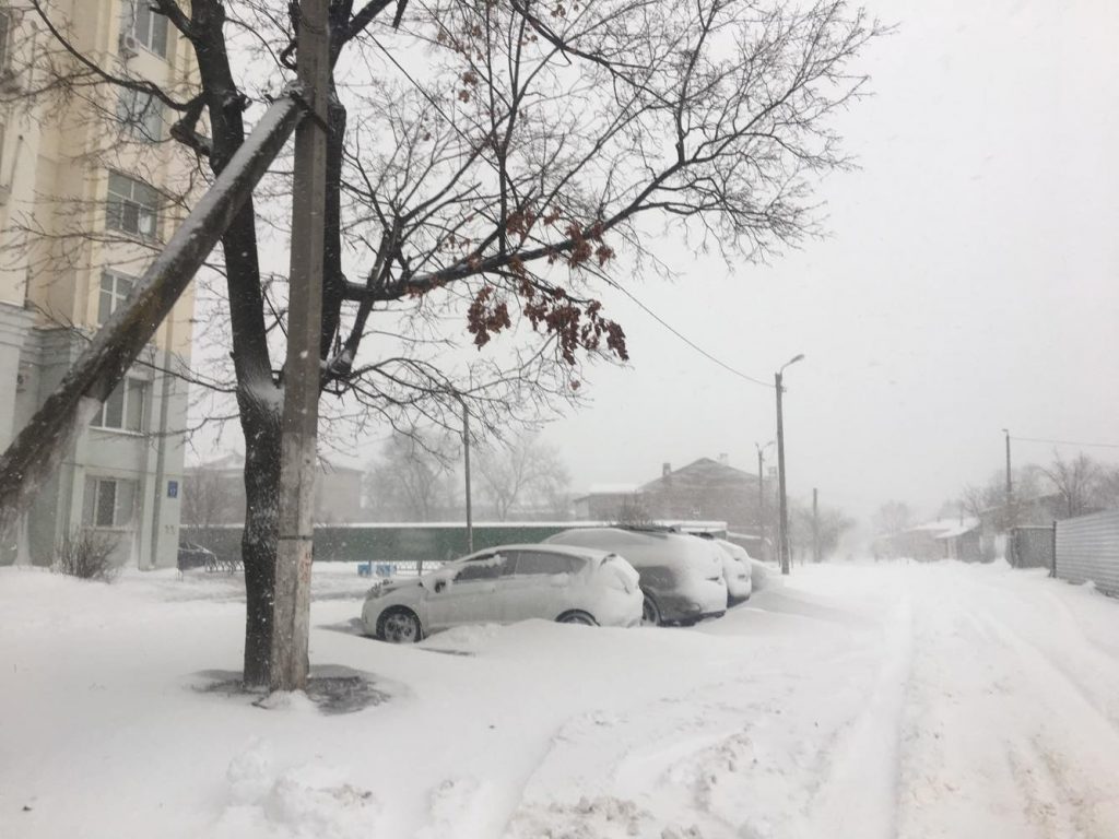 Снегопад на Харьковщине: некоторые районы остались без света (обновлено)
