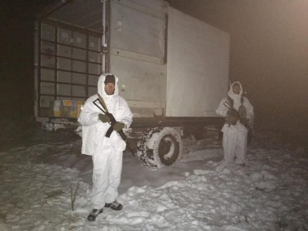 На Харьковщине контрабандисты бросили на границе полтонны сыра