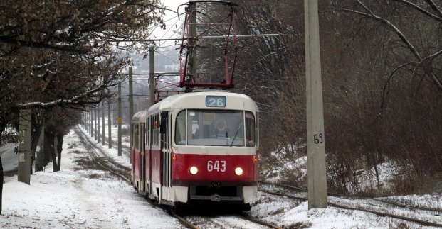 Трамваи на Салтовке частично возобновили движение