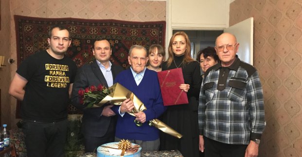 Харьковчанин отметил 100-летие