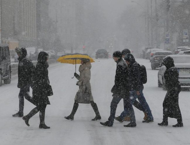 Завтра в Харькове будет дождь со снегом