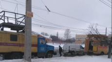 В Харькове из-за обрыва контактной сети не ходили троллейбусы