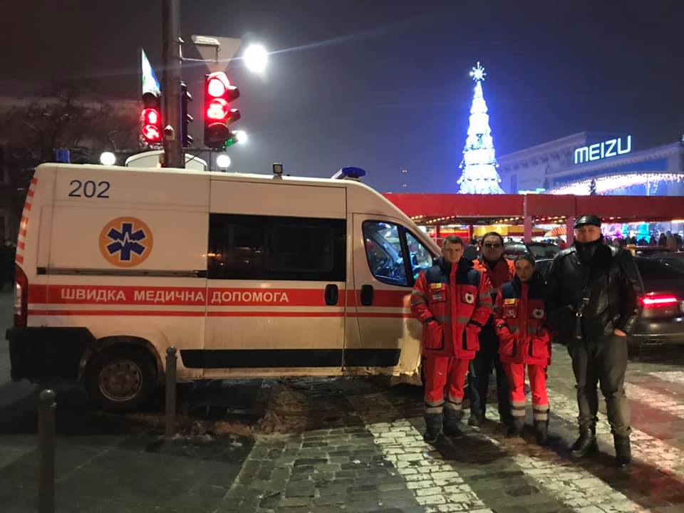 Во время народных гуляний на центральной площади Харькова пострадали четыре человека