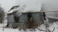 На Харьковщине сгорел частный дом (фото)
