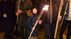 В Киеве проходит факельный марш к 110-летию со дня рождения Степана Бандеры