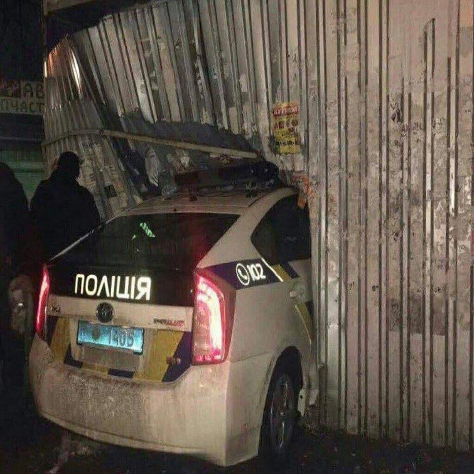 Харьковская полиция опровергла сообщения об аварии полицейского автомобиля