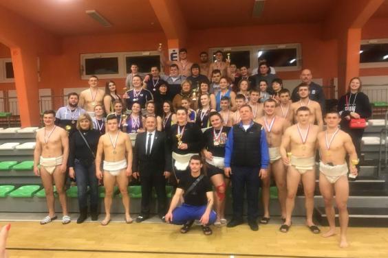 Харьковские сумоисты завоевали пять золотых медалей на Кубке Европы