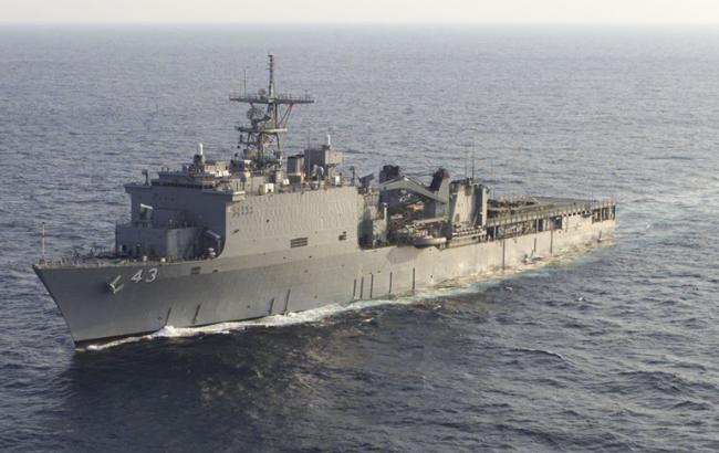 В Черное море направился десантный корабль ВМС США