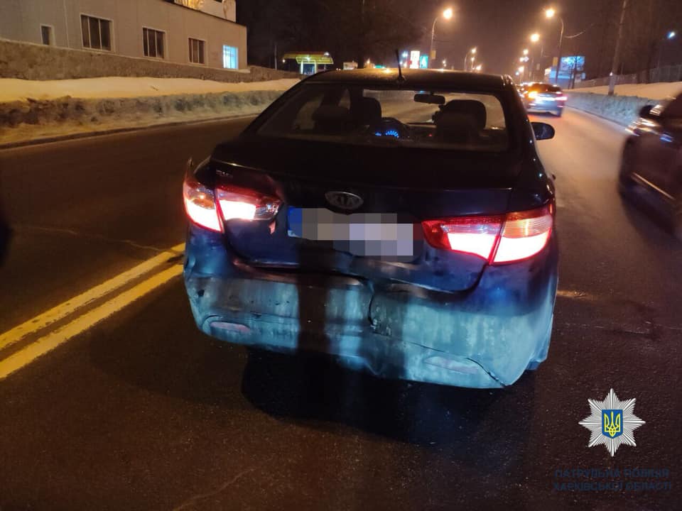 На Сумской столкнулись Mitsubishi и KIA (фото)