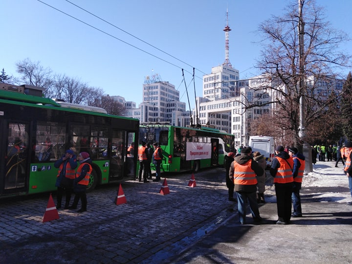 У Харкові представники профспілок комунальних підприємств підтримують підвищення проїзду (відео)