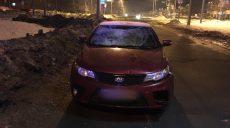 В Харькове сбит пешеход, который переходил дорогу на запрещающий сигнал светофора