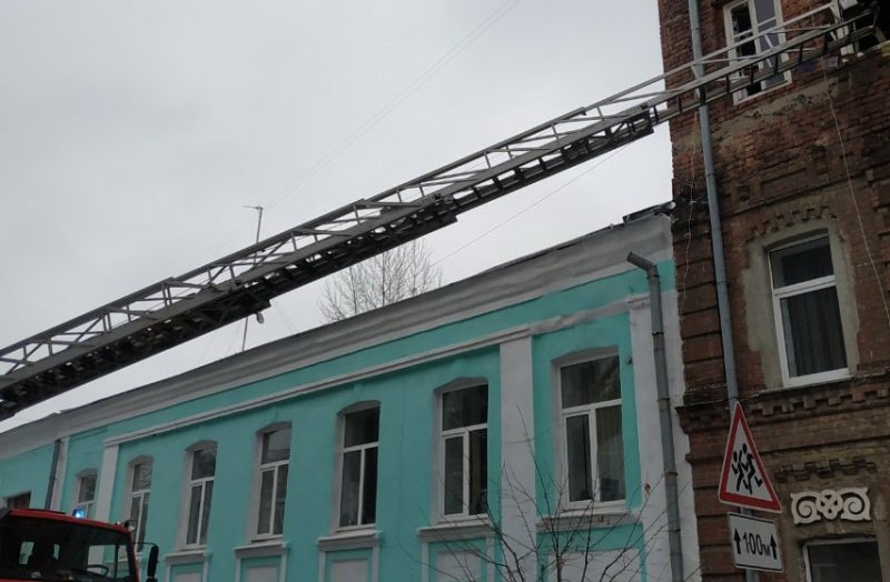 На Садовой горела квартира в многоэтажке (фото)
