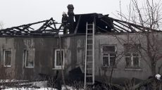 В Харькове сгорел частный дом (фото)