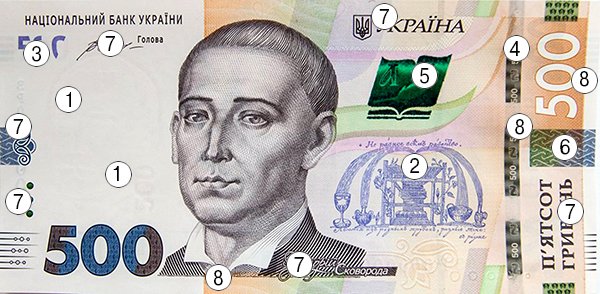 Введена в оборот обновленная 500-гривневая банкнота