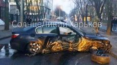 На Отакара Яроша BMW врезался в столб (фото)
