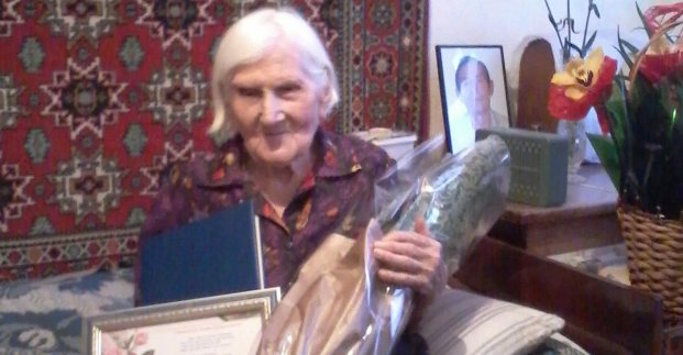 Харьковчанка  отпраздновала 100-летний юбилей