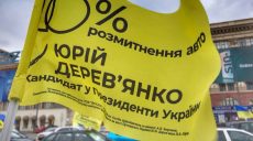 Кандидат в президенти Дерев’янко підтримав автопробіг за доступні авто в Харкові (передвиборча агітація)